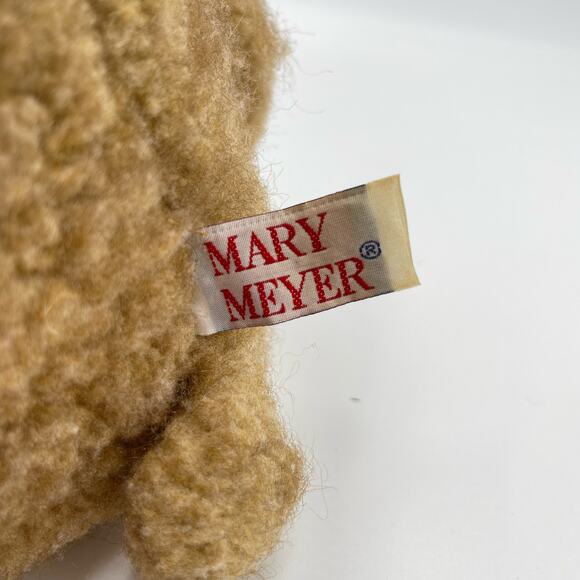 Vintage Mary Meyer 1996 Plush MOCHA MOOSE Bean Bag Curly Stuffed Velvet BE8L78 - Picture 9 of 10